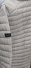 迪卡侬（DECATHLON）短款羽绒服轻薄薄外套户外运动保暖内胆排骨羽绒服TREK100 女款-珍珠白-立领 S 实拍图