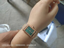 爱沃驰【生日礼物】瑞士机芯女士手表女表时尚超薄防水方形小绿表送女友 米兰带-幸运绿【瑞士机芯】 实拍图