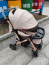 呵护故事婴儿推车0-5岁大空间可折叠宝宝双向推行可坐可躺儿童手推车溜娃 至尊-卡其-双向/可折叠/橡胶后轮 实拍图