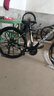 凤凰（Phoenix） 山地自行车成年人男士女士学生变速减震油刹线刹山地车自行车 黑白色十刀轮高碳钢车架 26寸（身高160-180左右） 27速数字指拨/默认线碟可改油碟 实拍图