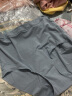 爱慕女士内裤莫代尔高腰收腹纯色平角内裤女乐享主义AM232192蓝灰色160 实拍图