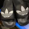 【滔搏运动】adidas阿迪达斯三叶草男鞋女鞋夏季ins轻便一字拖凉鞋沙滩鞋拖鞋topsports FU8298 42 实拍图
