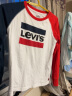 Levi's 李维斯童装儿童长袖t恤男童打底衫春秋季新款中大女孩上衣 奶白 130/64(7) 实拍图
