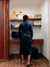 岁末法兰绒睡袍男加绒加厚女士浴袍秋冬款情侣睡衣珊瑚绒洗澡浴衣保暖 2001典雅灰男 M 【155-165CM，80-130斤】 实拍图