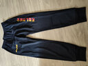 KELME /卡尔美 运动收腿裤男女春夏复古针织长裤跑步训练收口裤子男3881350 藏青（金红LOGO) 2XL 实拍图