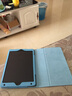亖燚 苹果2021ipad保护套10.2皮套轻薄第九代全包8防摔9.7英寸air1支架mini6外壳 天蓝色（保护套+钢化膜） ipad10.2寸（第七代） 实拍图