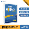 高中教材划重点 高二下物理 选修3-2 RJ人教版 旧教材 理想树2023版 实拍图