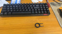 黑爵（AJAZZ）AK692三模热插拔机械键盘 全键热插拔 单光 69键带数字键区 支持多设备连接 黑色红轴 实拍图