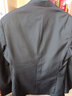海派浩宇 中山装套装男立领修身正装商务男装结婚礼服民族服装男青年 1681铜扣黑色 XL (175) 推荐116-135斤 实拍图