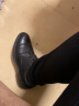 波图蕾斯男士系带商务休闲皮鞋低帮加绒保暖棉鞋男 P9859 黑色(加绒) 42 实拍图