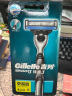 吉列（Gillette）【屈臣氏】吉列男士剃须刀温和顺畅 新旧包装随机发 锋速3(1刀架+4刀头) 实拍图