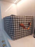 友纳6个装千鸟格衣服收纳箱家用衣柜分层整理盒装衣服裤子折叠储物柜 【超大号】50*44*32 拍一发六【到手六件】 实拍图