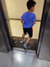 特步（XTEP）童装儿童夏季短袖针织衫短T中大童男童透气速干运动休闲T恤 雾纱紫【9005】 160 cm 实拍图