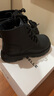 百丽童鞋秋冬儿童靴子女童时尚马丁靴中大童潮流皮靴 黑色34码 实拍图