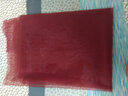 灵兰 高密加密无光纱 欧根纱布料柯根婚纱 服装面料无光透明婚庆装饰 038#酒红 实拍图