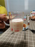 CCKO牛奶杯儿童成人刻度杯高硼玻璃杯早餐微波炉热牛奶神器水杯泡茶杯 高硼硅玻璃杯（蓝色BL） 250ml 1只 实拍图