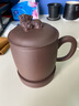 眷砂堂宜兴原矿紫砂杯全手工带盖杯子过滤内胆杯办公功夫茶具龙韵五件套 实拍图