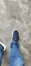 骆驼牌 男鞋网面轻便健步鞋透气缓震运动休闲鞋 W012303570 深蓝 39 实拍图