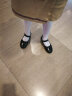 Snoffy斯纳菲童鞋春秋女童皮鞋学生表演鞋宝宝公主演出鞋儿童单鞋18623白色33 实拍图