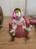 anbebe 安贝贝多功能宝宝餐椅便携式婴儿学坐椅儿童吃饭桌椅座椅沙发椅 粉餐椅+固定带+礼包 实拍图