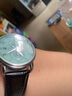 罗宾尼（LOBINNI）品牌联名款德国认证手表男士全自动机械表品牌世界瑞士风十大名表 旗舰版【银针冰蓝面】黑皮带 实拍图