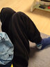 Levi's 李维斯童装男女童连帽经典蝙蝠标卫衣春秋纯棉儿童舒适针织上衣 正黑色 140 /68 【建议身高128-140cm】 实拍图