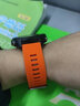 猜那佳明245 645 vivoactive3 active5 165 158运动时尚透气快拆硅胶表带 白+橙白【混搭款】 245/245M【条纹款】 实拍图
