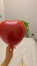 贞嘻结婚气球红色爱心气球飘空求婚婚礼婚房布置室内结婚装饰表白道具 双层爱心气球50个【气筒+丝带】 实拍图