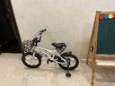 贝琦童（BEIQITONG）儿童自行车单车2-3-4-6-9-10岁男孩童车中大童女孩小孩宝宝脚踏车 顶配黑【高强圈】暴君轮靠背后座 18寸适合身高(115-135)CM 实拍图