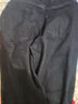 蒂卡登牛仔裤男宽松百搭裤子男春秋季韩版潮流阔腿休闲加绒直筒长裤 黑灰色 M（建议95斤-110斤） 实拍图