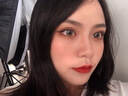 Merry dolly美瞳年抛 彩色近视隐形眼镜男女混血自然水润 魅瞳 2片装 Obsidian黑-芭比混血瞳 100度 实拍图