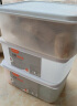 佳帮手冰箱保鲜盒食品级抗菌收纳盒密封水果蔬菜冷冻盒2000ml3只装 实拍图