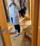 迪塞雅医生白大褂长袖护士服修身白大衣医用女工作服实验药店房工衣定制 纯白纽扣袖口（男款长袖） L 实拍图
