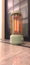 星钻电热取暖器家用速热安全电暖气小型立式小太阳碳素管发热电暖器NRK 机械档位复古绿 晒单实拍图