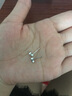 相思树5.5mm迷你小星星925银耳钉女款气质时尚韩版五角星耳环耳饰 清新蓝 实拍图