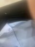 宾牧鸟商务胖子衬衫男宽松特大码长袖白衬衣加肥加大号休闲免烫职业工装 天蓝色 3XL 44适合190-200斤 实拍图