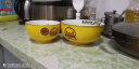 嘉兰 小黄鸭陶瓷卡通碗单个可爱的碗儿童学生吃饭碗时尚少女心餐具 7.5英寸大汤碗·微笑鸭 实拍图