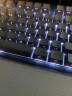 腹灵MK870 蓝牙/2.4G/有线三模客制化机械键盘侧刻键盘全键热插拔DIY定制键盘RGB灯光黑莓/紫气东来 三模无线-黑曜石套件-墨影侧刻键帽 冰川青轴 实拍图