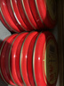 亚信（Arxin）No.052 红色印泥30g 盖章指纹印泥圆形铁盒印台 财务办公用品65*15mm 实拍图
