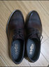 金利来皮鞋男士三接头新款商务正装真皮婚鞋软底韩版男小皮鞋 棕色（气垫款） 38 比正常码大一码 实拍图