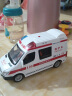 卡威（KIV）1/32合金玩具车模型儿童汽车玩具1-3-6岁男孩回力车模 大号【救护车+人偶红绿灯】 实拍图