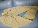 JEEP吉普休闲裤男加绒秋冬季宽松直筒工装裤男士百搭男裤 土黄加绒4XL 实拍图