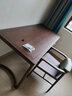 韵存宋氏美学茶桌 电脑桌实木储物桌子北欧中式书房家具白蜡木学习桌 实木书桌+书椅 【进口白蜡木+大储物抽屉】 实拍图