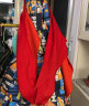 歌珊 红领巾小学生纯棉全棉布加厚标准大号红领巾2条装 实拍图