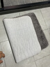 ACEBON卫生间吸水地垫浴室进门防滑垫子卧室门口脚垫厕所家用卫浴垫字 灰色 50cm*80cm 实拍图