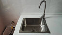 惜度304不锈钢厨房水槽小单槽小户型洗菜盆一体洗碗槽洗衣池S4640 带溢水套装冷热龙头角阀下水 460*400*200mm 实拍图