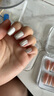 晨色手工穿戴甲美甲贴片指甲贴甲片短款假指甲（白月光猫眼XS） 实拍图
