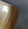 饰屋（civil）桌布防水防油透明桌垫软玻璃桌面垫餐桌垫pvc茶几垫台面垫水晶板 无味咖色磨砂2.0mm 食品级/足厚 60*120cm 实拍图