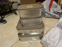 炊大皇 304不锈钢保鲜盒 微真空保锁鲜密封收纳盒饭盒套装4件套 实拍图
