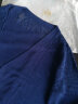 素荨冰丝针织开衫女中长款夏季薄款空调衫镂空外搭上衣七分袖披肩外套 藏青色1605 XL 晒单实拍图